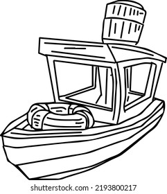 Boat toy doodle, Ship cartoon drawing, boat silhouette, ship toy sketch drawing, boat clip art