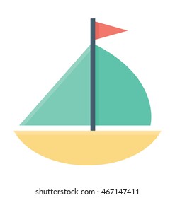 
Boat Toy Vector Icon
