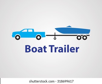 Boat trailers,symbol