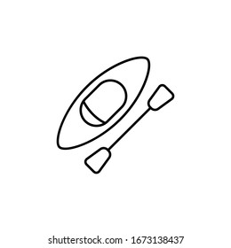 boat, transport, kayak vector illustration