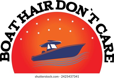 boat vector art and t shirt design