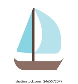 Boat  Vector Flat Icon design