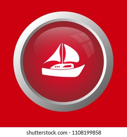 boat vector icon