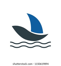 boat vector icon