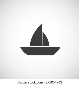 boat vector icon