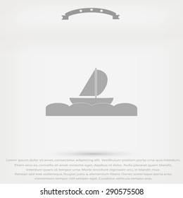 boat vector icon