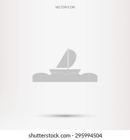 boat vector icon