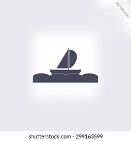 boat vector icon