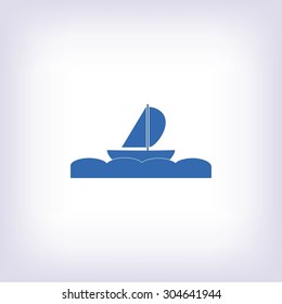 boat vector icon