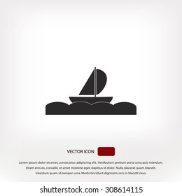boat vector icon boat vector icon
