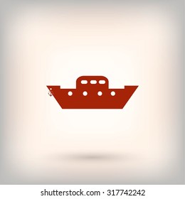 	boat vector icon
