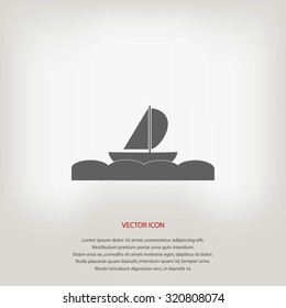 boat vector icon