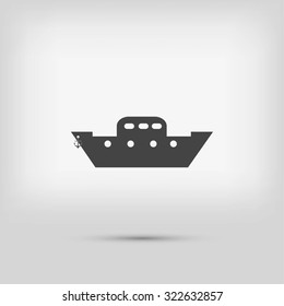 	boat vector icon