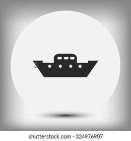 	boat vector icon