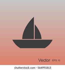 boat vector icon