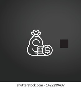 Boat vector icon. Boat concept stroke symbol design. Thin graphic elements vector illustration, outline pattern for your web site design, logo, UI. EPS 10.