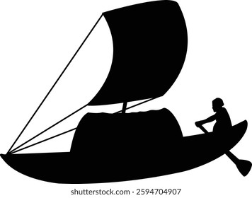 Boat Vector Illustration – Detailed Nautical Watercraft Design