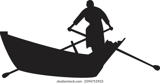 Boat Vector Illustration – Detailed Nautical Watercraft Design