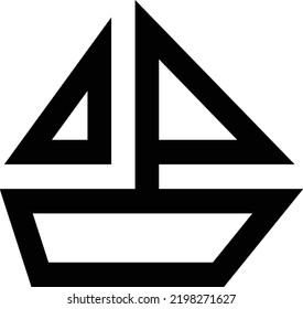 boat Vector illustration on a transparent background.Premium quality symmbols.Stroke vector icon for concept and graphic design.