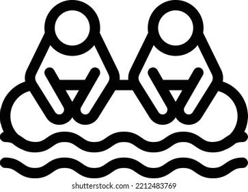 ilustración de barco Vector en un fondo transparente. Símbolos de calidad superior. Iconos vectoriales de línea delgada para el diseño de conceptos y gráficos. 
