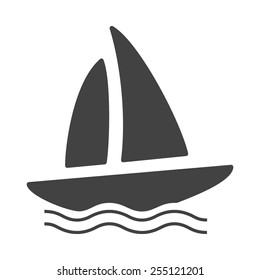 Boat vector image to be used in web applications, mobile applications and print media
