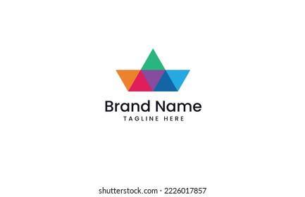 Boat vector logo design element