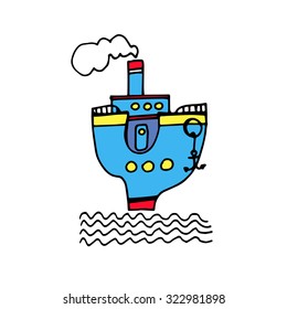 boat vector ship sea nautical illustration marine travel sailboat ocean icon transport