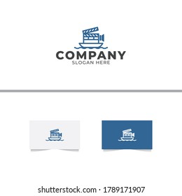 Boat Video Logo Design Template