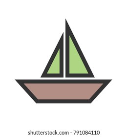 Boat, Water icon