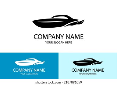Boat and Wave Creative Logo