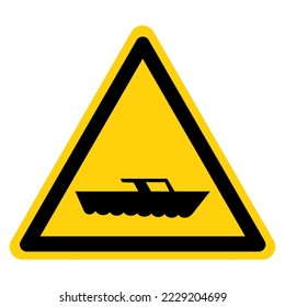 Boating Symbol Sign, Vector Illustration, Isolate On White Background Label .EPS10