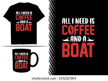  Boating T-shirt Design boat vector t-shirt graphic design
