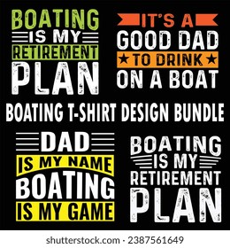 BOATING T-SHIRT DESIGN BUNDLE  boat, design, vector, emblem, graphic, print, shirt, typography,


