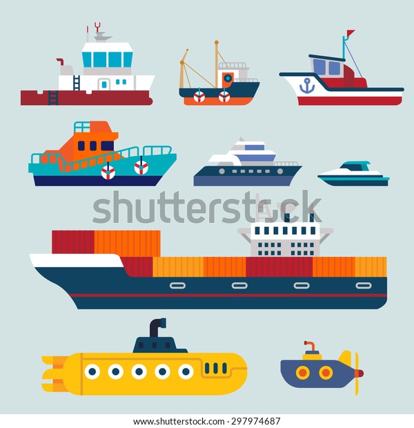 船と船 のベクター画像素材 ロイヤリティフリー
