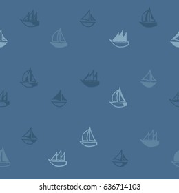 Boats - vector background