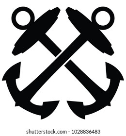 Boatswains Mate insignia, crossed anchors