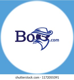bob cowboy logo icon vector template