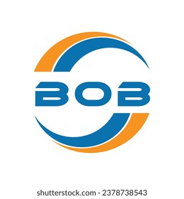 BOB letter logo design on a white background or Monogram logo design for entrepreneur and business.