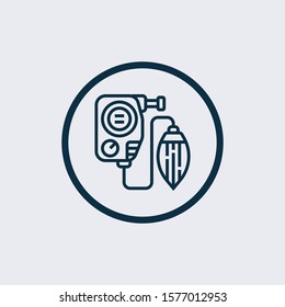 bob plumb icon on white background