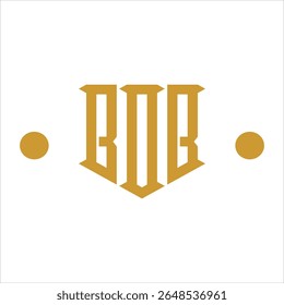 TEMPLATE de conception de logo à trois lettres BOB