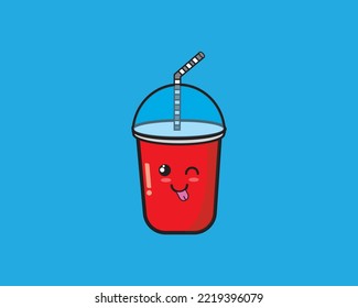 Boba Cup Cute Icon Design