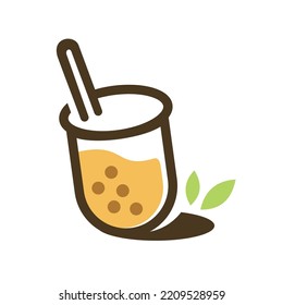 Boba simple isolated vector design