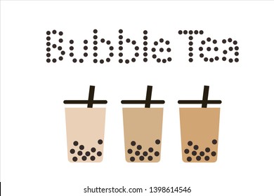 Boba tea, bubble tea, milk tea with black pearl, is a Taiwanese tea-based drink with chewy tapioca ball which also known as pearls, or bobals. It's very popular in Asia. 