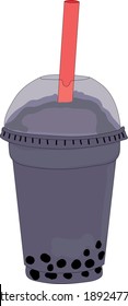 A Boba Tea Cute Cartoon