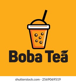 Boba Tea logo for graphic design