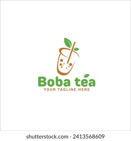 Boba tea Vector Drink illustration, can be used as a logo, personal, etc