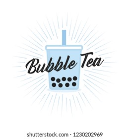 Boba Vector, Boba Illustration, Boba Drink, Bubble Tea, Tapioca Boba Asian Drink Beverage Icon Symbol Vector Illustration 