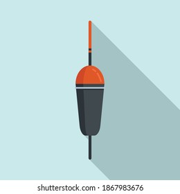 Bobber cork icon. Flat illustration of bobber cork vector icon for web design