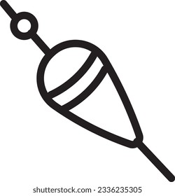 Bobber Fish Fishing Outline Icon
