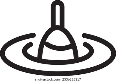 Bobber Fish Fishing Outline Icon